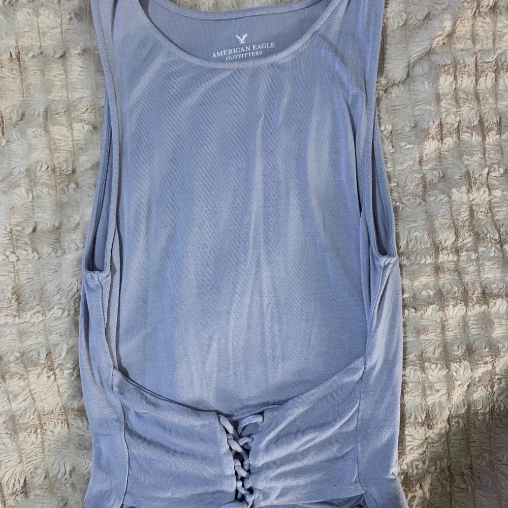 American Eagle Corset Tank Crop Top